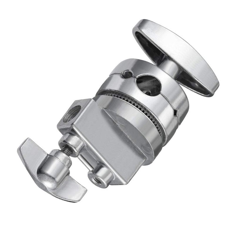 SUPON Aluminum Alloy Multi Functional Heavy Duty 2.5 inch Grip Head Swivel Head Clamp Holder Bracket Adapter with 1/2",1/4",3/8", 5/8" Mount for Light Stand, Extension Boom Arm,Photographic Equipment - Image 4